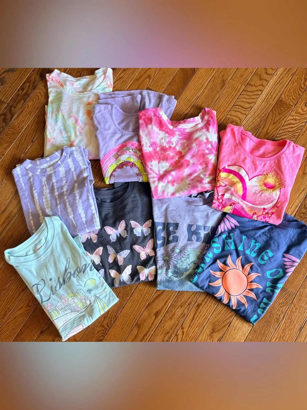 Girls size 14/16 short sleeve tee shirt bundle